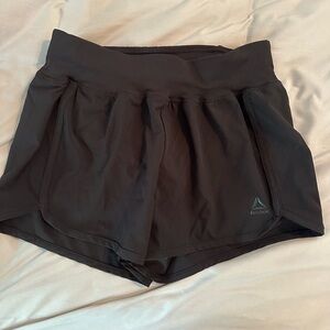 Reebok Black Athletic Shorts Lightweight Breathable Design